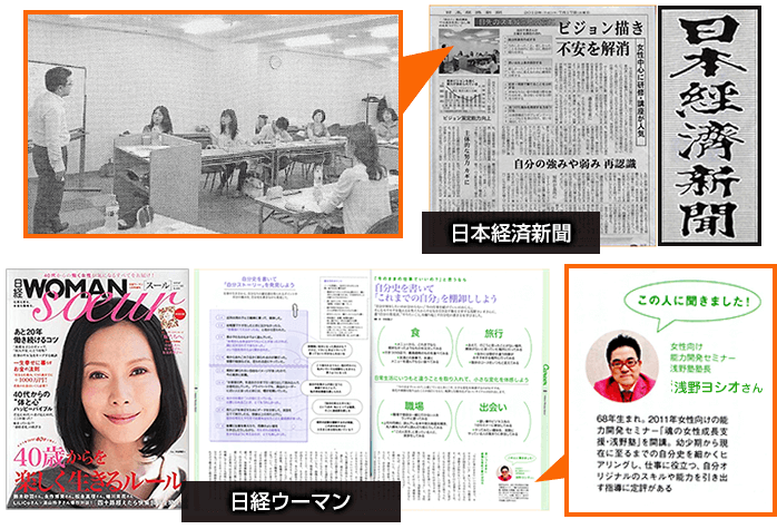 日本経済新聞と日経woman